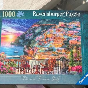 Ravensburger Puzzle - Sunset Positano with Coastal Dining (Multicolor)